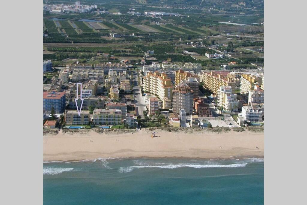 Apartamento Nat En Primera Linea De Playa Playa De Xeraco Bagian luar foto