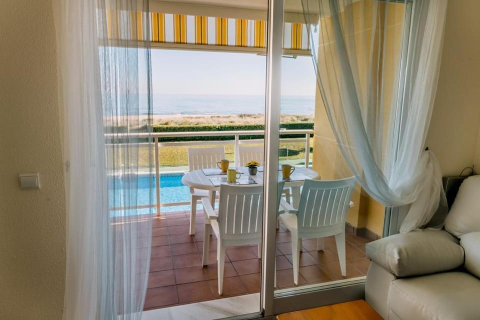 Apartamento Nat En Primera Linea De Playa Playa De Xeraco Bagian luar foto